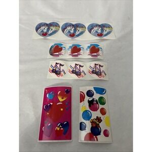 Lot of 11 Vintage Lisa Frank Horses Hearts Music Bears Stickers Plug Light Cover